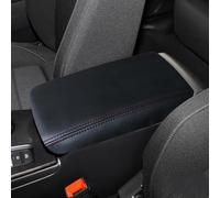 storage cover Car Center Console Armrest Box Cover Microfiber Leather Protection Pad For Civic 11th 2022(Black Red line)