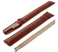Storage Drum Stick Bag Drum Stick Storage Bag Beating Wood Waist Holster Instrument (Brown, 48x6cm)