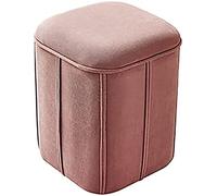 Storage Footstool, Compact Velvet Cube with Hidden Storage for Living Room, Stylish Design, Entryway Stool