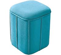 Storage Footstool, Compact Velvet Cube with Hidden Storage for Living Room, Stylish Design, Entryway Stool