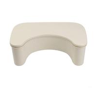 Storage Friendly Toilet Stool for Improved Posture, Encourages Natural Squatting for Better Bowel Movements (Beige)