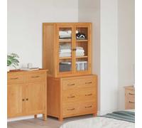 Storage Furniture Set with Drawer Brown Engineered wood