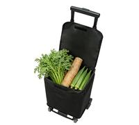 Storage Hauler - Fifty Kilogram Strength Silent Rolling, Maneuverable Push Handcart, Stair Climber Wheelbarrow, Luggage Trunk Crate, Metal Carrier | for Mall Picnic Outdoor Laundry