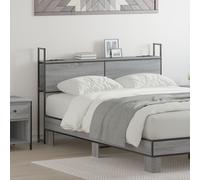 Storage Headboard Grey sonoma 160 cm Engineered wood Berkfield Home Grey One Size