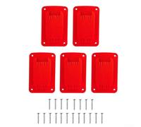 Storage Holders for 18V Battery Drill Tools and Batteries with Screws for Easy Mounting and Workspace Tidiness (5PCS)