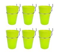 Storage Hooks with Pegboard Cup Holder Pen for Ideal for Home and Storage with Round and Size 7 * 7 * 10cm Crafted from Metal Construction Crafted from Sturdy Materials (Green)