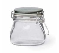 Storage Jar: Garden Trading Shutter Blue Glass Jar, 500Ml