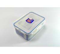 Locknlock Classic Clear Rectangular Plastic Easy Clean Reusable Airtight Food Storage Container 2.3L