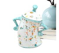 Storage Jar with Attitude | Sassy Design | Resin with Lid | Funny Kitchen Decoration | Barattolo Con Atteggiamento | Pot Attitude Avec Mains Sur Les Hanches | Tarro Con Actitud | Canister With