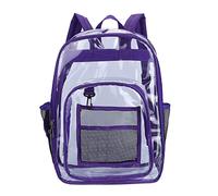 Storage Large Capacity Student Transparent Backpack Pvc Texture Of Backpack Schoolbag Wheeled Laptop Backpacks for Women