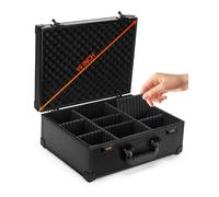 Storage Lock Box -16x 12 x 6.5 Inch Large Combination Lock Boxes for Important Document Collection Organizer- Lockable Safe Storage Box Medicine Box, Lockable Boxes for Personal Items