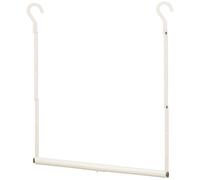 STORAGE MANIAC Adjustable Closet Rod for Hanging Clothes, 1 Pack White