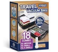 STORAGE MASTER Vacuum Storage Bags, Space Saver Bags 80% More Storage Space, with Electric Pump (18, Combo)