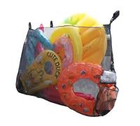 Storage Net for Swimming Pool Toys, Floats Organizer and Rings | Folding Mesh Net Bag for Pool Toys Organizer Noodles Picnic at the Edge