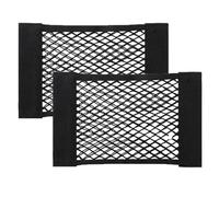 Storage Nets For Campervans, 2 Pcs Storage Nets For Campervans, Portable Storage Net, Suitable For Storing Items In The Trunk Of The Car And Fixing Behind The Car Seat (Black)