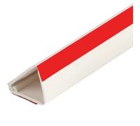 Storage, Organization, Concealing Cable Cavity, Corner, Inside Corner Self-adhesive Cord Hider Floor, Anti-trip For Schools, Warehouses, Commercial Spaces(White,10m)