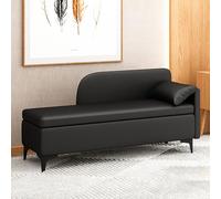 Storage Ottoman Bench for Bedroom - 65in Storage Bench with Backrest High Resilience Sponge Cushion Perfect for End of Bed Seating and nization