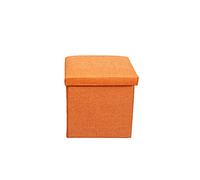 Storage Ottoman Bench - Portable Footrest 40x25x25cm for Living Room, Sofa, Office, Dog Bed, Dorm Décor - Soft Lid for Ultimate Comfort & Style
