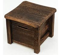 Storage Ottoman Footrest With Drawer,Footstool Step Stool For Living Room Bedroom,Portable Adults Storage Ottoman Footboards,Shoe Stool-Bake30*30 * 30cm