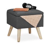 Storage ottoman Padded Pouffe Compact Lightweight Storage Footstool 120 kg