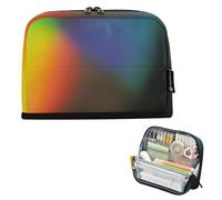 Storage Pencil Bag Colored Gradient Blur Abstract Big Pencil Pouch Zipper Pencils Case Boys Pen Bags Teen Girls Stationary Kids Stationery Back to School Supply