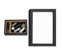 Storage Photo Frame - Hidden Secret Compartment Wall Mount Box | Wooden, Storage Frame | 17x3.5x22cm 467g Concealed Security Safe For Keys Jewelry Cash Medicine Home Office Decoration