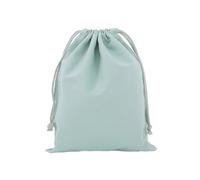 Storage Portable Bag Draw String Bags Drawstring Backpack Stuff Sack Food for Laundry, Travel(Light green,25x32cm)