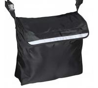 Storage Pouch Bag Organizer Tote Carrier with Rear Organizer Design and Flap Closure in Oxford Cloth Suitable for Outdoor Trips Travel Errands Daily Mobility, Array, Black
