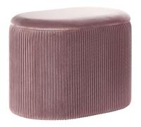 Beliani Velvet Storage Pouffe Pink Richland, Pink