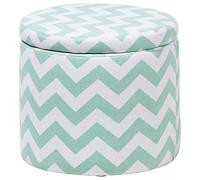Storage Pouffe TUNICA Cotton Mint Green