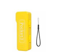 Storage Protective Case for DJI Osmo Pocket 3,Anti-Scratch Shock Absorption Cover Gimbal Camera Protective Shell for Pocket 3 Accessory (Short Yellow)