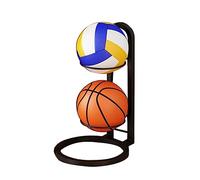 Storage Rack for Sports Equipment, versatile storage rack,Multifunctional Sports Equipment, Basketball & Soccer Storage Rack, Garage Space Saver, Ideal for Home & Gym Use,（Negro,23.5x44cm）