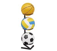 Storage Rack for Sports Equipment, versatile storage rack,Space-Saving Ball Storage Rack for Sports Equipment - Efficient for Garage & Home Storage Solutions,（Negro,31x28x70cm）