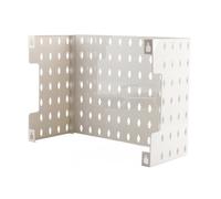 Storage Rack Gas Boiler Pipe Cover,Pegboard Wall Mounted Display Shelf with Adhesive Pads,Water Heater Pipe Cover (550ml 28x7.5cm / 11x3in)