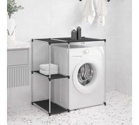 Storage Rack over Washing Machine Iron Space Saver Shelf Multi Colours vidaXL