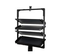 Storage Rack Retail Display Rack Snack Shelf Organizer Display Rack Metal Display Rack，Adjustable Rotating Shoe Rack - Multi-Layer for Footwear & Accessories Pull-Out Design for Maximum Stor