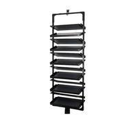 Storage Rack Retail Display Rack Snack Shelf Organizer Display Rack Metal Display Rack，Adjustable Rotating Shoe Rack - Multi-Layer Pull-Out for Footwear & Accessories Ideal for Closet & Entr