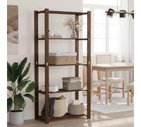 Storage Rack Storage Units Shelf Industrial Shelving Solid Pinewood vidaXL