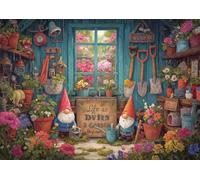Storage Room 1200 Piece Jigsaw Puzzles for Adults, Colourful, Challenging & Brainteasing Adult puzzles 1200 Pieces Garden, Fun jigsaws for The Whole Family 30x20 inch