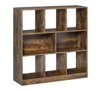 Storage Shelf 3-Tier Bookcase Display Rack Home Organizer for Home Office - Living Room - Playroom - Rustic Brown Office - Home Living | TJ Hughes