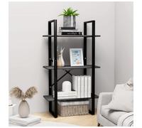 vidaXL Storage Shelf Grey Engineered Wood Household Home Warehouse Shelf Rack