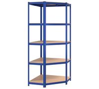 Storage Shelf Garage Organiser Holder Rack Steel and Engineered Wood vidaXL