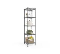 Storage Shelf with Adjustable Shelves, 5 Tier（30W cm）