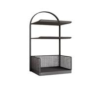 Storage Shelves Desktop Industrial Style Iron Bookshelf Home Office Categorized Storage Rack Organizer