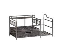 Storage Shelves Industrial Style Iron Office Bookshelf Multipurpose Dormitory Tabletop Organizer Shelf Organizer