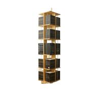 Storage Shelves Solid Wood Rotating Bookshelf, 360-degree Living Room Multi-Storey Floor-to-Ceiling Bookcase, Picture Book Storage Shelf Organizer
