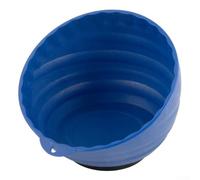 Storage Solution for Chalk and Small Tools with Suction Base Designed for Use in For Gyms Stadiums and Mechanical Work Areas (Blue)