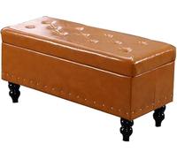 Storage Stool Storage Bench Nordic Shoe Changing Stool Simple Door Home Small Apartment Narrow and Small Home Storage Ultra-thin Shoe Rack Soft Bag Sho,Braun-120x42x46cm