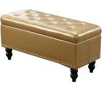 Storage Stool Storage Bench Nordic Shoe Changing Stool Simple Door Home Small Apartment Narrow and Small Home Storage Ultra-thin Shoe Rack Soft Bag Sho,Gelb-100x42xxx46cm