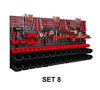 Storage System Tool Wall Shelf Stacking Boxes Tool Holder Red 10 Sizes XXL